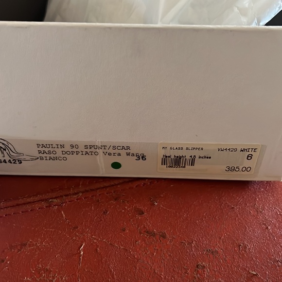 Vera Wang wedding heels Sz 36/6 - Picture 5 of 10